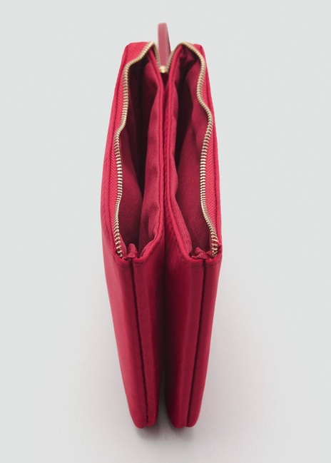 Фото ракурс 4 - Жіноча червона косметичка Mango артикул 87060427 70 8 season