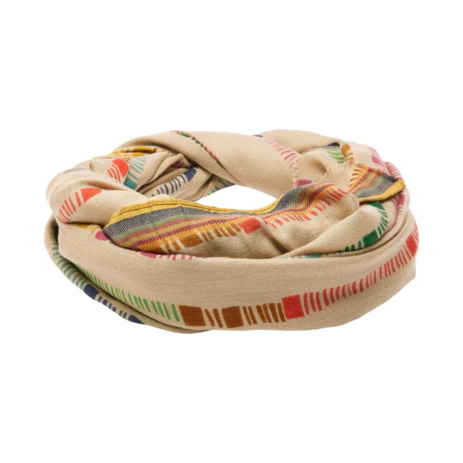 Фото ракурс 2 - Жіночий бежевий шарф Parfois артикул 240473 _BM FW2025