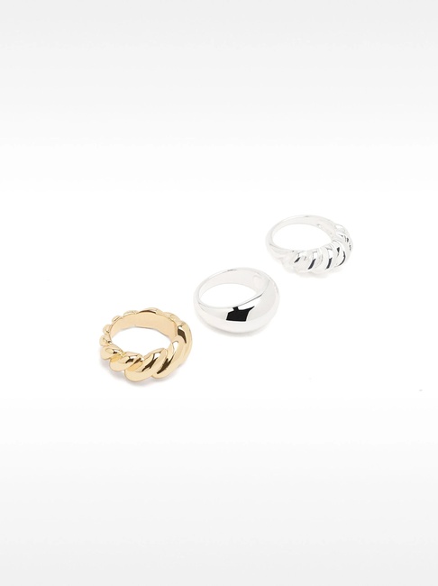 Фото ракурс 2 - Жіночий золото-срібний набір Parfois артикул 237543 _MM FW2025