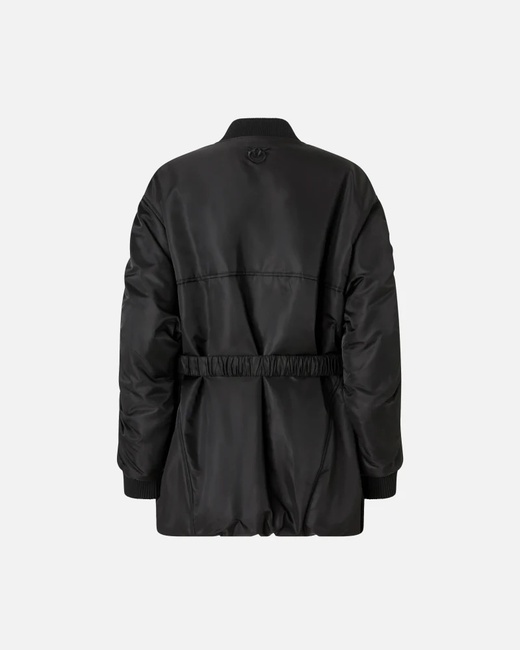 Фото ракурс 2 - Женская черная куртка Pinko артикул 105340-A2OL Z99 FW2025