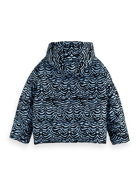 Фото ракурс 6 - Женская синяя куртка SCOTCH & SODA артикул U9G00907T V457 FW2025