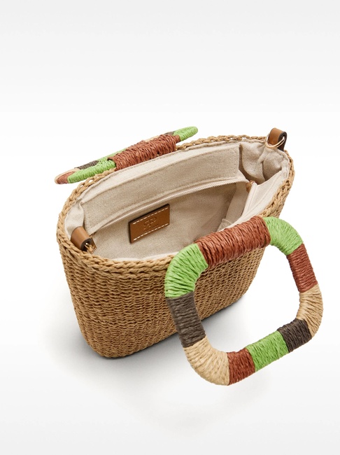 Жіноча бежева сумка Parfois артикул 229867 NCS SS2025 Фото ракурс 4 - Жіноча бежева сумка Parfois артикул 229867 NCS SS2025