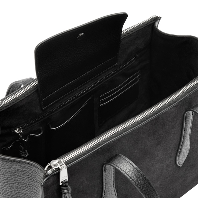 Фото ракурс 4 - Женская черная сумка Parfois артикул 239525 _BK FW2025