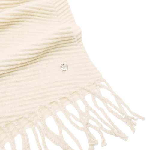 Фото ракурс 2 - Женский молочный шарф Parfois артикул 240326 _EC FW2025