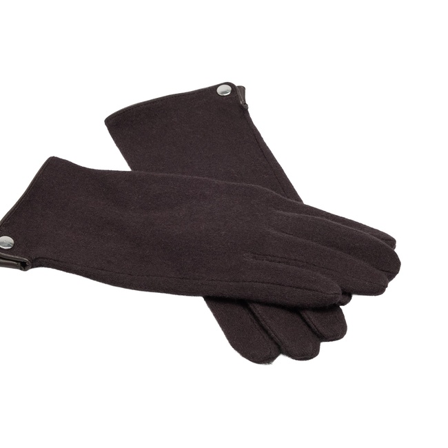 Женские коричневые перчатки Parfois артикул 240749 _DB FW2025 Фото ракурс 2 - Женские коричневые перчатки Parfois артикул 240749 _DB FW2025