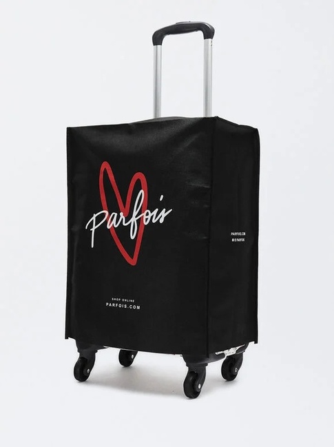 Женский белый чемодан Parfois артикул 216325 _RD SS2024 Фото ракурс 4 - Женский белый чемодан Parfois артикул 216325 _RD SS2024