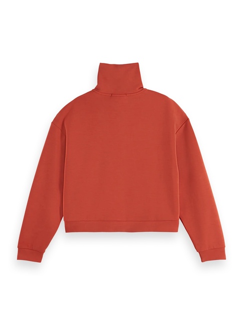 Фото ракурс 6 - Женский красный свитер SCOTCH & SODA артикул U9E00868T U602 FW2025