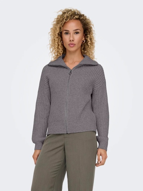 Фото ракурс 1 - Жіночий сірий джемпер Only артикул 15332444 December Sky FW2025