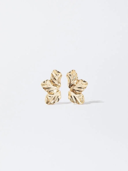 Жіночі золоті сережки Parfois артикул 2056831 GDU FW2025 Фото ракурс 1 - Жіночі золоті сережки Parfois артикул 2056831 GDU FW2025