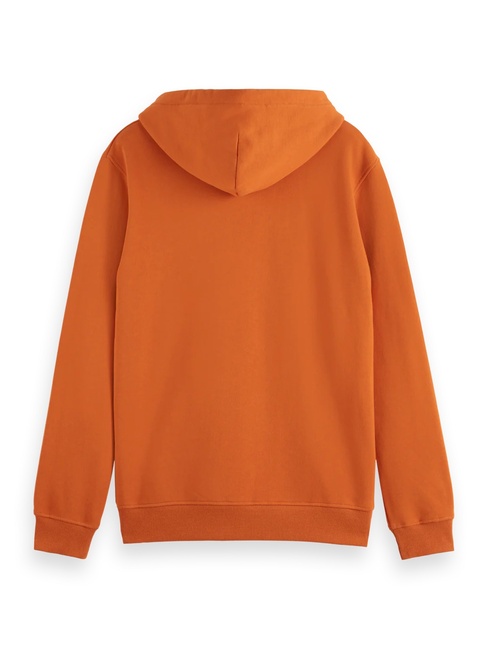 Чоловічий помаранчевий світшот SCOTCH & SODA артикул 181276 610 FW2025 Фото ракурс 5 - Чоловічий помаранчевий світшот SCOTCH & SODA артикул 181276 610 FW2025