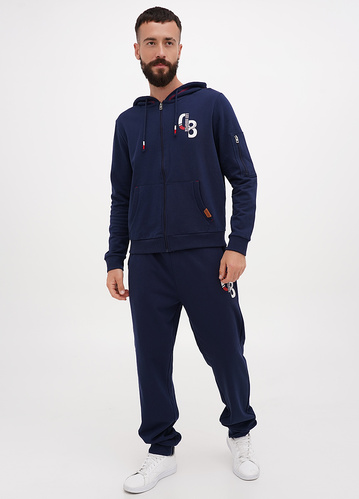 Фото ракурс 1 - Чоловічі сині штани Lee Cooper артикул LCM244-5008 NAVY FW2024