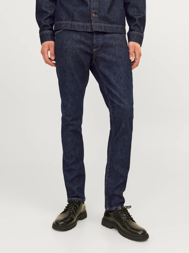 Фото ракурс 1 - Мужские синие джинсы Jack & Jones артикул 12261862 Blue denim FW2024