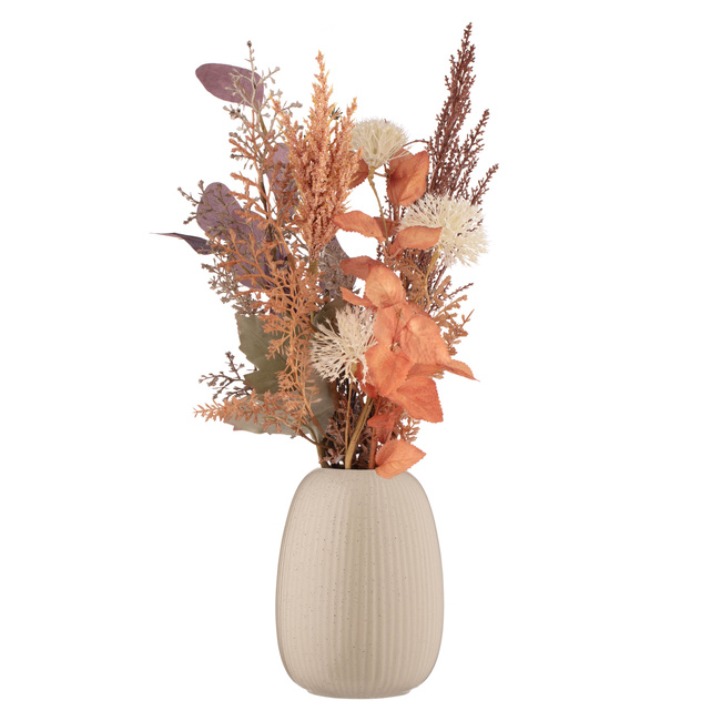 Фото ракурс 2 - Бежевая ваза Ardesto артикул AR3813B No color FW2025