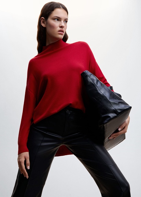 Фото ракурс 3 - Женский белый джемпер Mango артикул 47061284 70 4 season