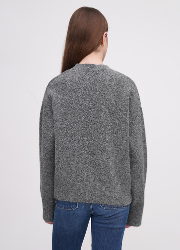 Фото ракурс 2 - Жіночий сірий светр EQUILIBRI артикул W342 085 000 Anthracite FW2025