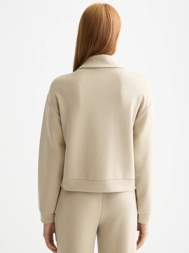 Фото ракурс 2 - Жіночий бежевий светр SCOTCH & SODA артикул U9E00868T U292 FW2025