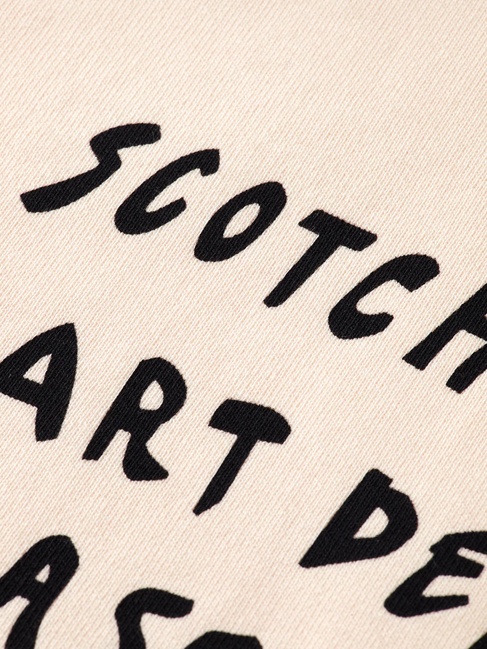 Фото ракурс 5 - Женский бежевый свитшот SCOTCH & SODA артикул U9E00801T U137 FW2025