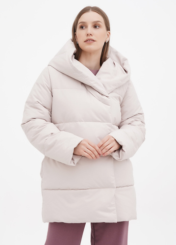 Фото ракурс 1 - Жіноча молочна куртка EQUILIBRI артикул OD Jacket Down MILK FW2024