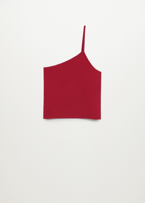 Фото ракурс 2 - Жіночий червоний топ Mango артикул 17070183 70 1 season