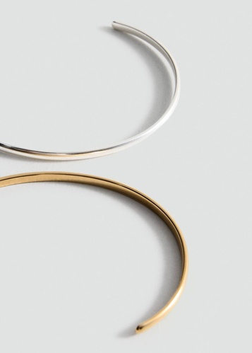 Фото ракурс 2 - Женский золотой браслет Mango артикул 17095991 OR 1 season