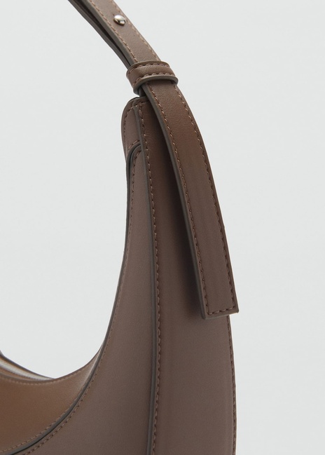 Фото ракурс 4 - Жіноча коричнева сумка Mango артикул 87052537 35 8 season