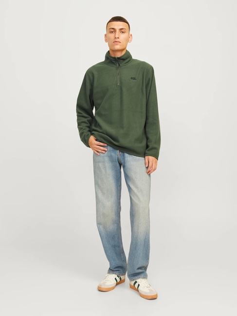 Фото ракурс 4 - Чоловіче зеленe худі Jack & Jones артикул 12258490 Kombu Green FW2024