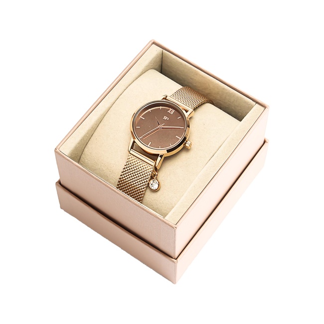 Жіночий золотий годинник Parfois артикул 233008 _RG FW2025 Фото ракурс 5 - Жіночий золотий годинник Parfois артикул 233008 _RG FW2025