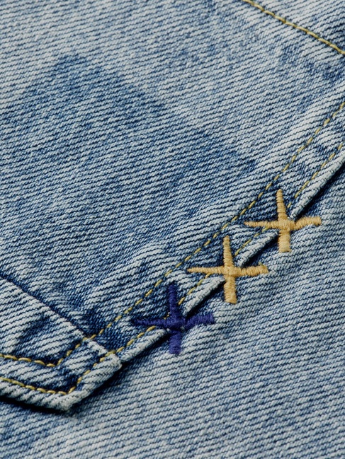 Чоловіча синя сорочка SCOTCH & SODA артикул 180861 420 FW2025 Фото ракурс 7 - Чоловіча синя сорочка SCOTCH & SODA артикул 180861 420 FW2025