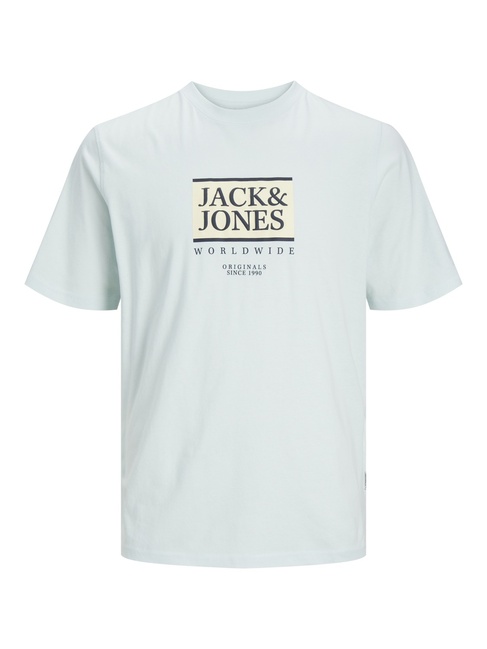 Фото ракурс 1 - Чоловіча блакитна футболка Jack & Jones артикул 12252681 Skylight SS2024