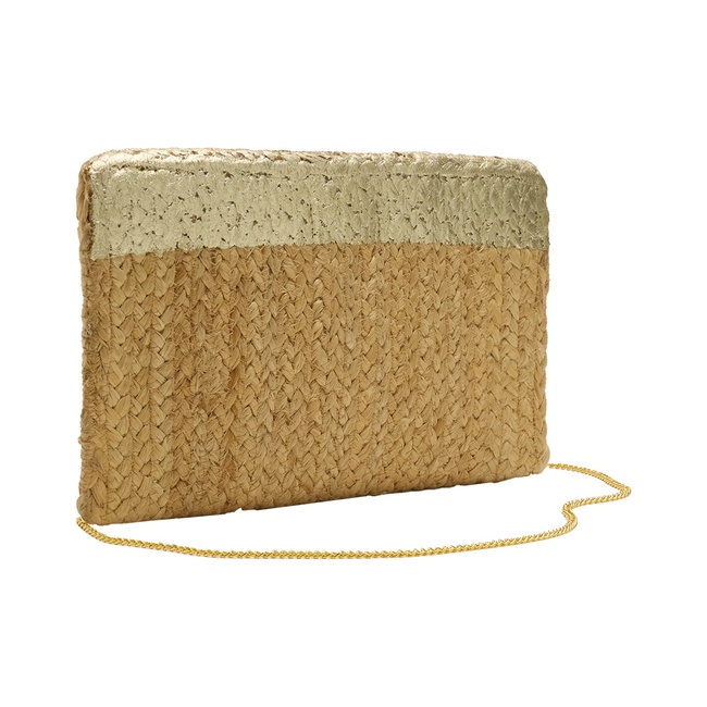 Женская золотая сумка Parfois артикул 233217 _GD FW2025 Фото ракурс 4 - Женская золотая сумка Parfois артикул 233217 _GD FW2025