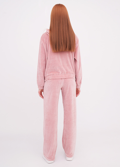 Жіночі рожеві штани EQUILIBRI артикул W291 042 200 Powder FW2025 Фото ракурс 2 - Жіночі рожеві штани EQUILIBRI артикул W291 042 200 Powder FW2025