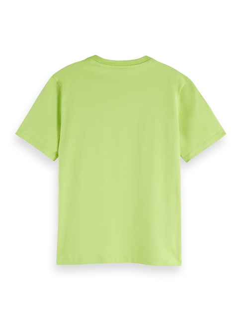 Фото ракурс 6 - Жіноча зелена футболка SCOTCH & SODA артикул U9A00816T U359 FW2025