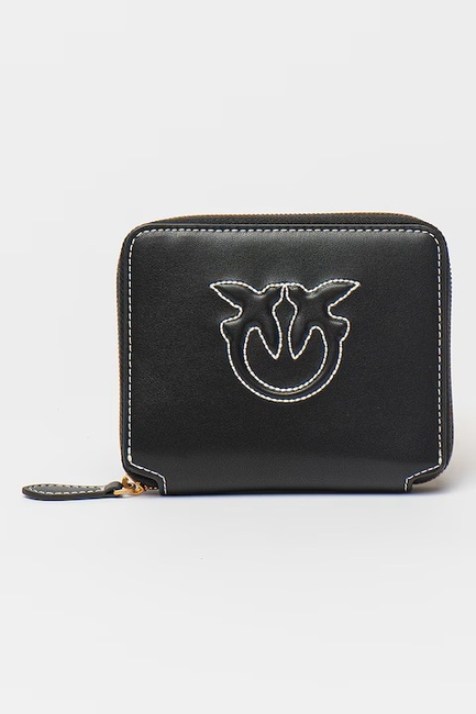 Жіночий чорний гаманець Pinko артикул 100249-A2AN Z99Q FW2025 Фото ракурс 1 - Жіночий чорний гаманець Pinko артикул 100249-A2AN Z99Q FW2025