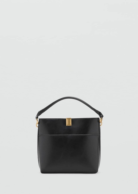 Фото ракурс 2 - Женская черная сумка Mango артикул 17004449 99 1 season