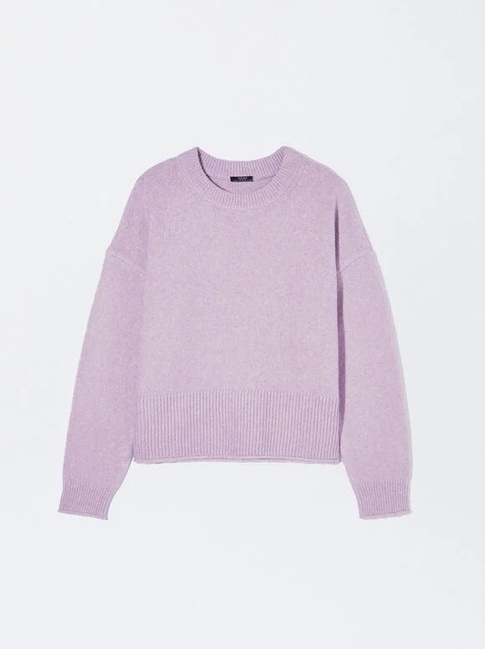 Фото ракурс 5 - Жіночий фіолетовий светр Parfois артикул 215522 _LL SS2024