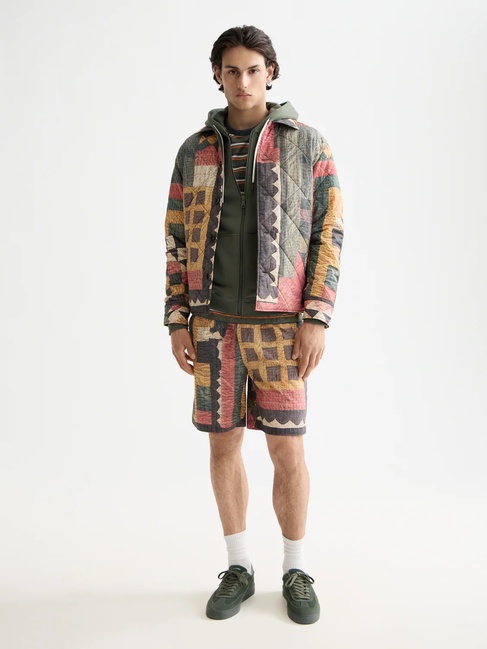 Фото ракурс 3 - Мужская разноцветная куртка SCOTCH & SODA артикул 181128 250 FW2025