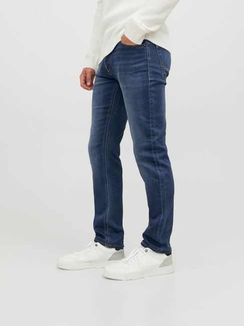 Фото ракурс 6 - Мужские синие джинсы Jack & Jones артикул 12243821 Blue denim FW2023