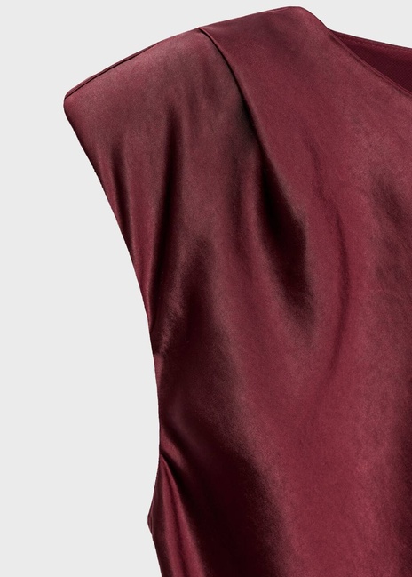 Жіноча бордова сукня Mango артикул 17025820 76 1 season Фото ракурс 6 - Жіноча бордова сукня Mango артикул 17025820 76 1 season