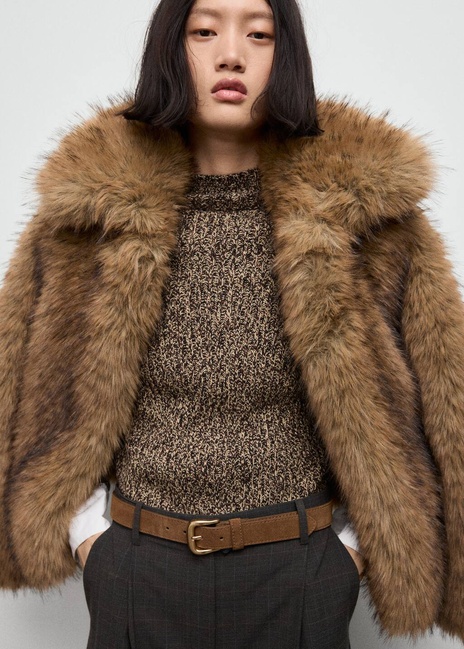 Жіночі коричневі брюки Mango артикул 17087792 30 1 season Фото ракурс 4 - Жіночі коричневі брюки Mango артикул 17087792 30 1 season