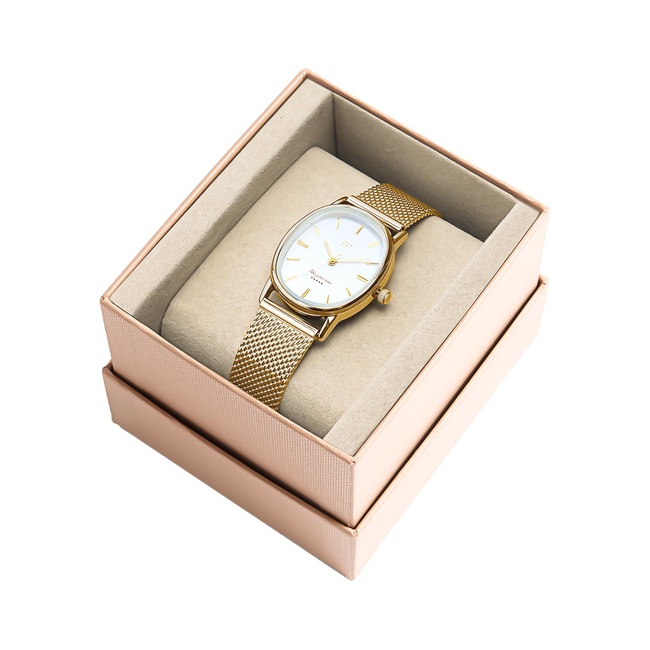 Фото ракурс 4 - Женские золотые часы Parfois артикул 234094 _GD FW2025