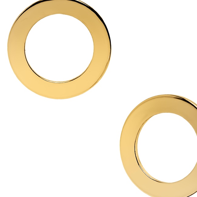 Женские золотые серьги Parfois артикул 233945 _GD FW2025 Фото ракурс 2 - Женские золотые серьги Parfois артикул 233945 _GD FW2025