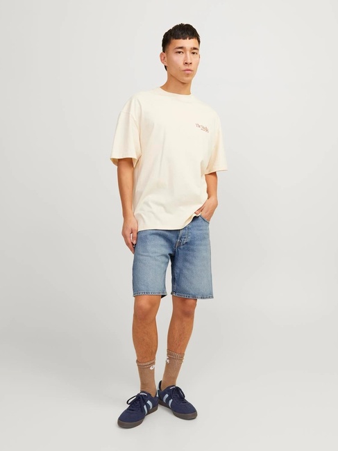 Фото ракурс 5 - Чоловічі сині шорти Jack & Jones артикул 12252858 Blue denim SS2024