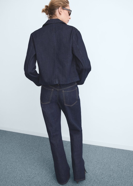 Фото ракурс 2 - Женские синие джинсы Mango артикул 17077787 TS 1 season