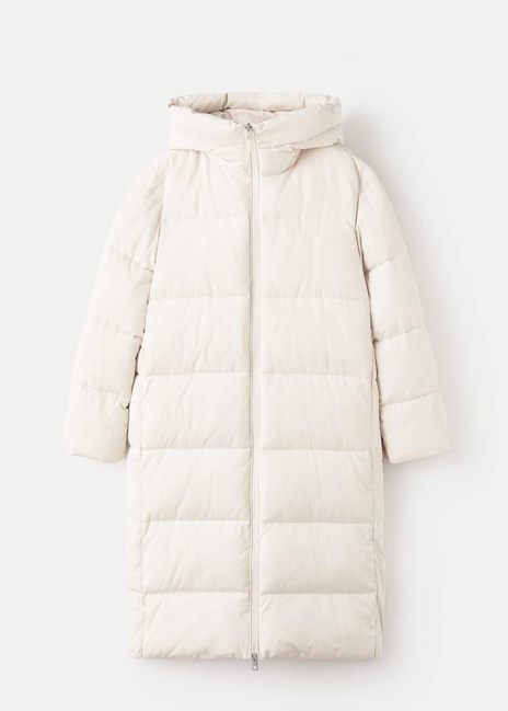 Жіноча молочна куртка Mango артикул 17057131 02 1 season Фото ракурс 3 - Жіноча молочна куртка Mango артикул 17057131 02 1 season