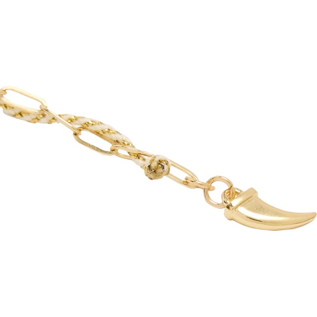 Жіночий золотий браслет Parfois артикул 235067 _HM FW2025 Фото ракурс 2 - Жіночий золотий браслет Parfois артикул 235067 _HM FW2025