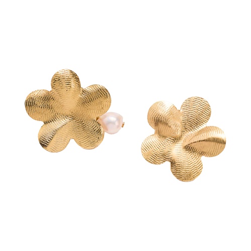 Фото ракурс 2 - Женские золотые серьги Parfois артикул 242733 _GD SS2026