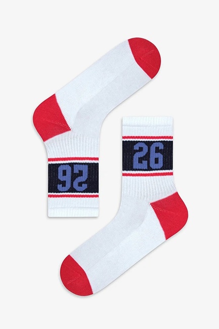 Фото ракурс 2 - Мужские белые носки Penti артикул PHJJ2FX024SK BYZ 25SS