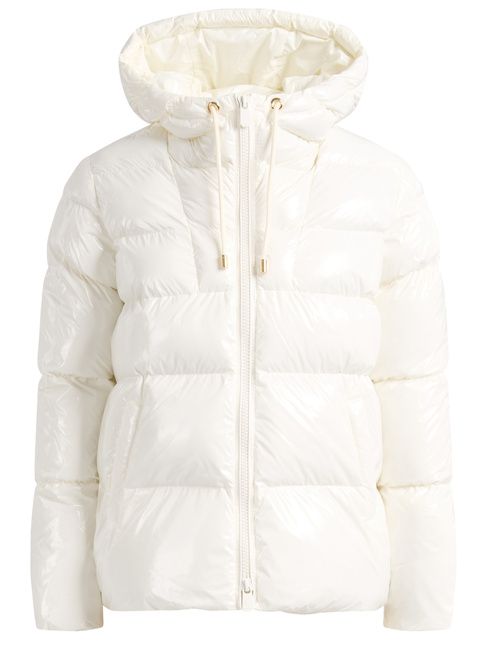 Женская белая куртка Pinko артикул 101597-A2P7 Z05 FW2025 Фото ракурс 1 - Женская белая куртка Pinko артикул 101597-A2P7 Z05 FW2025