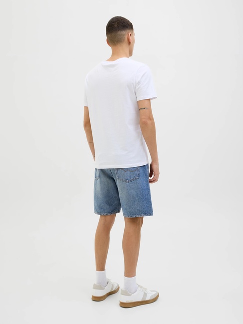 Фото ракурс 2 - Чоловічі сині шорти Jack & Jones артикул 12269533 Blue denim SS2025