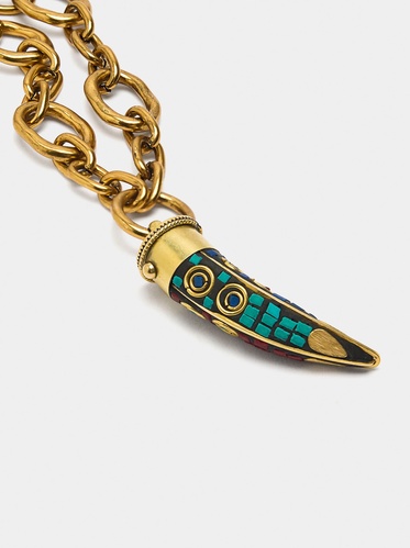 Фото ракурс 2 - Жіноче золотe намисто Parfois артикул 240867 _HM FW2025